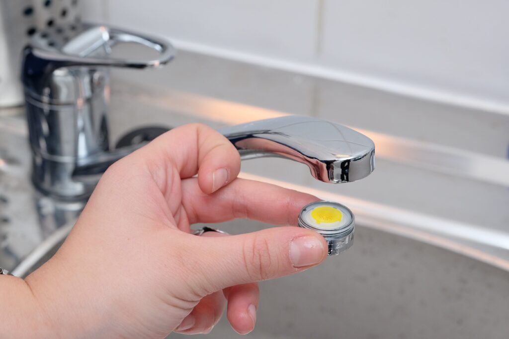 torneira com aerador