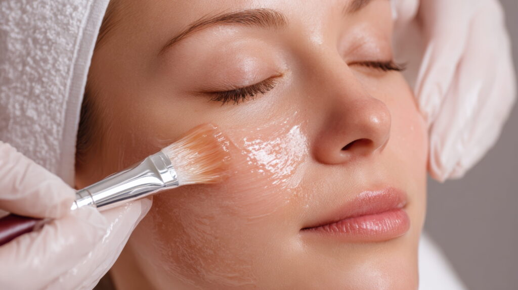 peeling para mãe