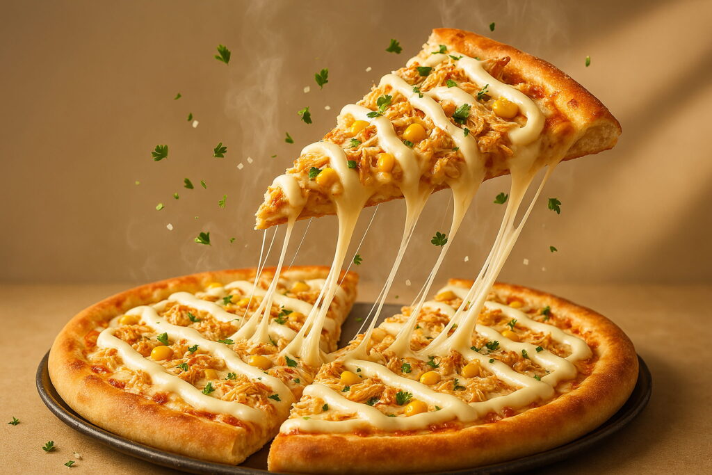 pizza de frango com catupiry