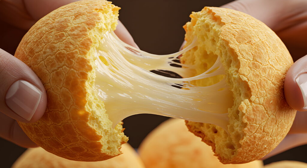 pão de queijo recheado