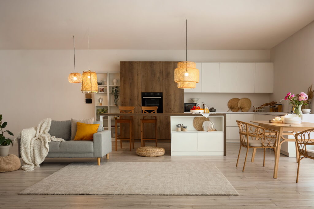 decoração de cozinha integrada
